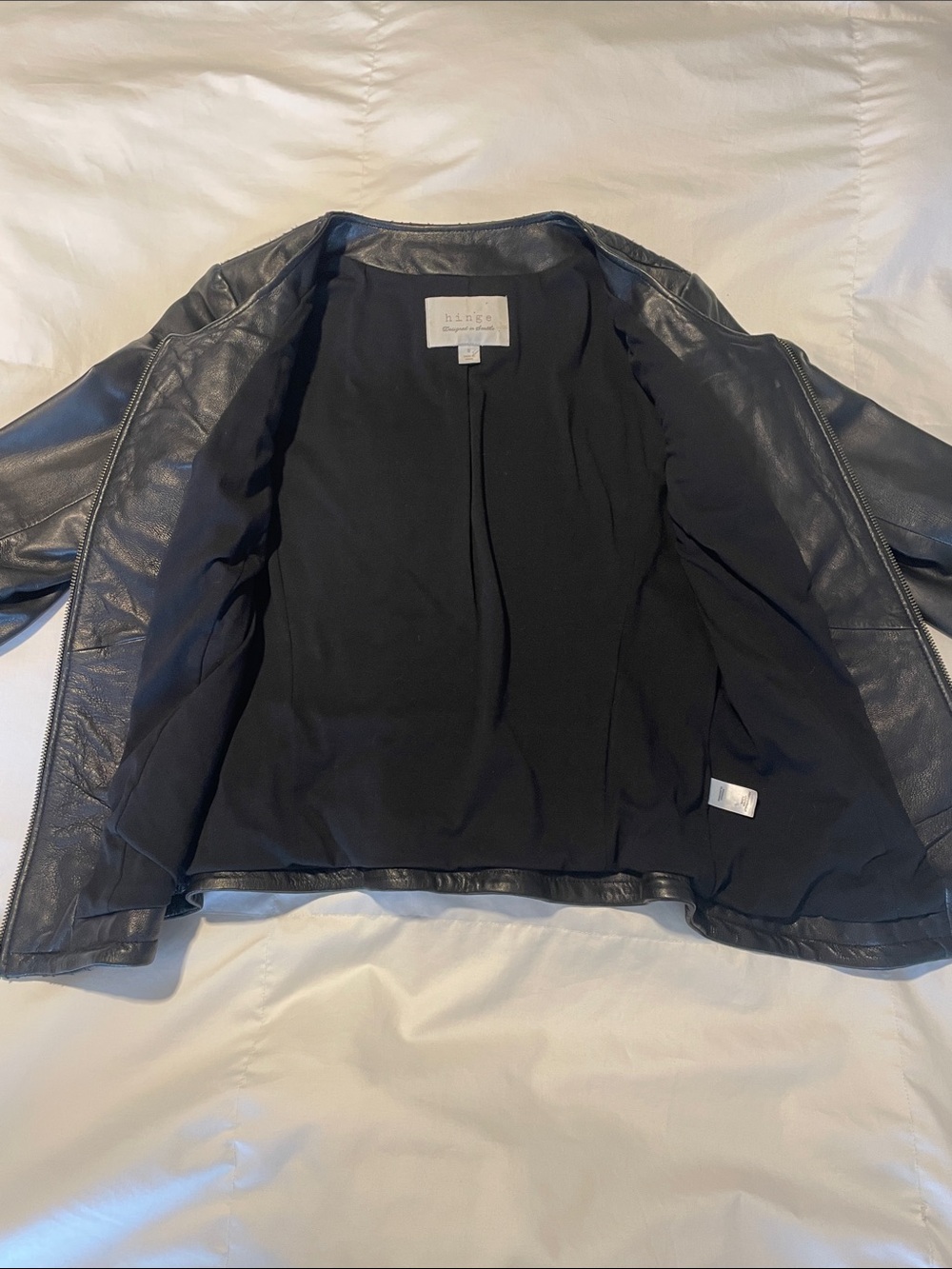 Hinge leather jacket - Picture 7 of 7